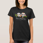Floral Sugar Skulls Dia de Muertos | Shirts (Voorkant)