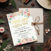 Floral Sugar & Spice & Alles-Baby shower Nice Kaart