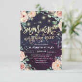 Floral Sugar & Spice & Alles-Baby shower Nice Kaart (Staand voorkant)