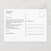 Floral Summer Beach Wedding Arch verander onze dat Aankondigingskaart (Achterkant)