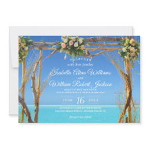Floral Summer Beach Wedding Gate