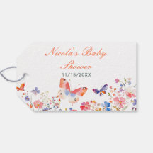 Floral Summer Butterfly Baby shower