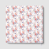 Floral Summer Butterfly Bridal Shower Gastenboek (Achterkant)