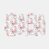 Floral Summer Butterfly Vrijgezellenfeest Bedankdoosjes (Uitgevouwen)