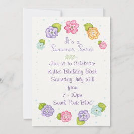 Floral Summer Soiree Kaart