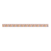 Floral Summer Wildflower Blooming Garden Grosgrain Lint (Voorkant)