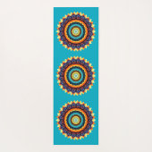 Floral Sun Mandala Yoga Mat (Achterkant)