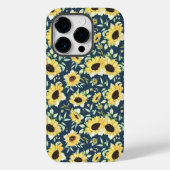 Floral sunflower case for iphone 14 pro (Achterkant)