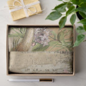 Floral Sunflower Daisy Fox Bird Ephemera ontkoppel Tissuepapier (Geschenk)
