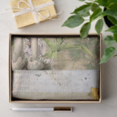 Floral Sunflower Daisy Rabbit Ephemera ontkoppelin Tissuepapier (Geschenk)