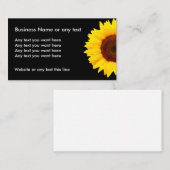 Floral Sunflower Design Visitekaartje (Voorkant / Achterkant)