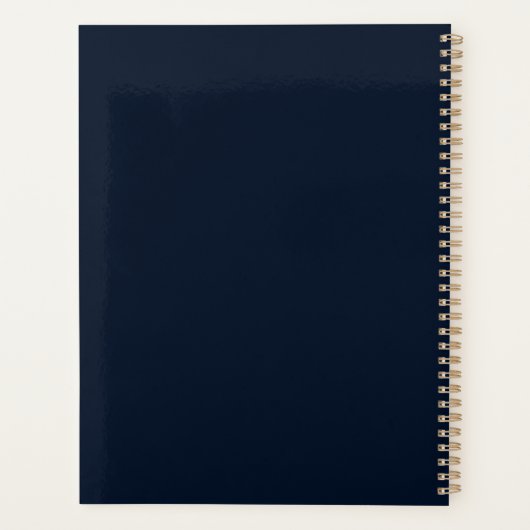 Floral Sunflower Eucalyptus Botanical Wedding Planner (Achterkant)