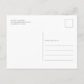 Floral Sunflower Eucalyptus Weddenschap Uitnodiging Briefkaart (Achterkant)