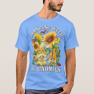 Floral Sunflower Gnome for Hippies Hangen met mijn T-shirt