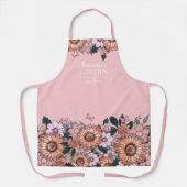 Floral Sunflower Women's Name Schort (Voorkant)