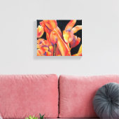 Floral Sunset Hues Canvas Afdruk (Insitu (Woonkamer))