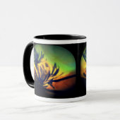 Floral Sunset Uitzicht Mok (Voorkant links)