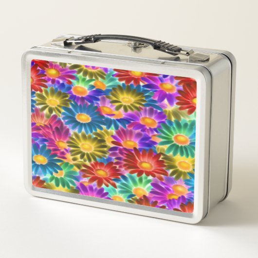 Floral Sunshine #444 - Metalen lunchbox (Achterkant)