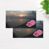 Floral Sunshine Gift Label Visitekaartjes (Bureau)