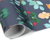 Floral Surface Patroon - Mode Decoratieve Lente Cadeaupapier (Rol Hoek)