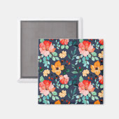 Floral Surface Patroon - Mode Decoratieve Lente Magneet (Voorkant / Achterkant)