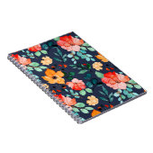 Floral Surface Patroon - Mode Decoratieve Lente Notitieboek (Rechterzijde)
