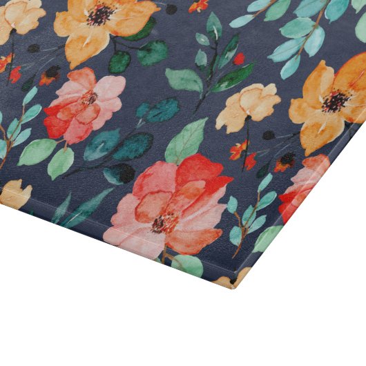 Floral Surface Patroon - Mode Decoratieve Lente Snijplank (Hoek)