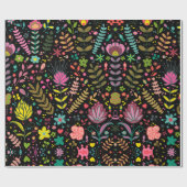 Floral Surface Patroon - Stijlvol bloembehangpapie Cadeaupapier (Vlak)