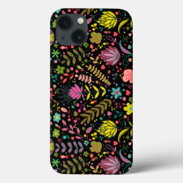 Floral Surface Patroon - Stijlvol bloembehangpapie Case-Mate iPhone Case