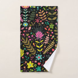 Floral Surface Patroon - Stijlvol bloembehangpapie Handdoek