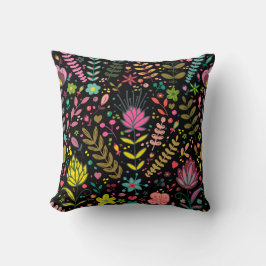 Floral Surface Patroon - Stijlvol bloembehangpapie Kussen