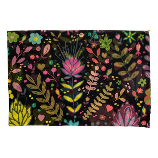 Floral Surface Patroon - Stijlvol bloembehangpapie Kussensloop (Voorkant-Links)