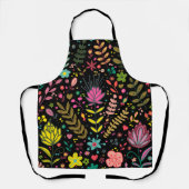 Floral Surface Patroon - Stijlvol bloembehangpapie Schort (Voorkant)