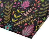 Floral Surface Patroon - Stijlvol bloembehangpapie Snijplank (Hoek)