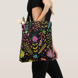 Floral Surface Patroon - Stijlvol bloembehangpapie Tote Bag