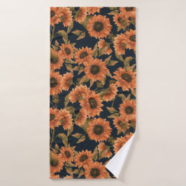 Floral Surface Pattern-Mode Decoratief Tropisch Badhanddoek