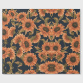 Floral Surface Pattern-Mode Decoratief Tropisch Cadeaupapier (Vlak)
