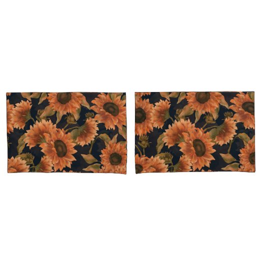 Floral Surface Pattern-Mode Decoratief Tropisch Kussensloop (Voorkant-Set)