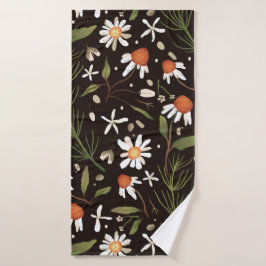 Floral Surface Pattern Mode Spring Badhanddoek