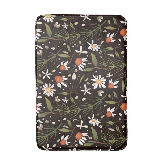 Floral Surface Pattern Mode Spring Badmat (Voorkant Verticaal)