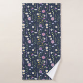 Floral Surface Pattern-Mode Spring Flowers Badhanddoek (Badhanddoek)