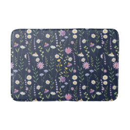 Floral Surface Pattern-Mode Spring Flowers Badmat