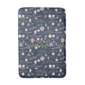 Floral Surface Pattern-Mode Spring Flowers Badmat (Voorkant Verticaal)