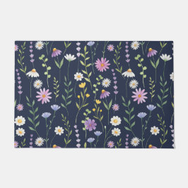 Floral Surface Pattern-Mode Spring Flowers Deurmat