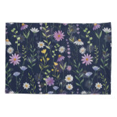 Floral Surface Pattern-Mode Spring Flowers Kussensloop (Achterkant-Links)