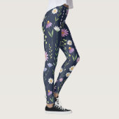 Floral Surface Pattern-Mode Spring Flowers Leggings (Rechts)