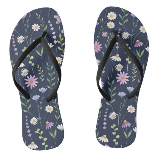 Floral Surface Pattern-Mode Spring Flowers Teenslippers (Voetbed)