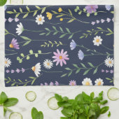 Floral Surface Pattern-Mode Spring Flowers Theedoek (Gevouwen)