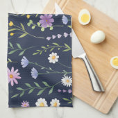 Floral Surface Pattern-Mode Spring Flowers Theedoek (Quarter Fold)