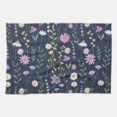 Floral Surface Pattern-Mode Spring Flowers Theedoek (Horizontaal)